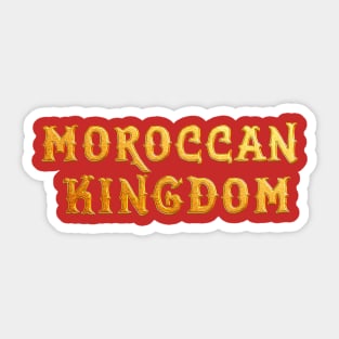 MOROCCAN KINGDOM Sticker